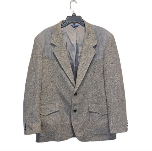 Pendelton Mens 100%Pure Virgin wool Jacket 2 button sz 44 blazer - Picture 1 of 10